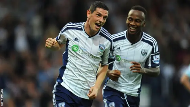 Graham Dorrans celebrates