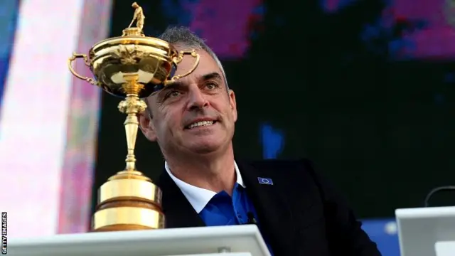 Europe team captain Paul McGinley