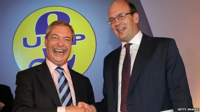 Mark Reckless with Nigel Farage