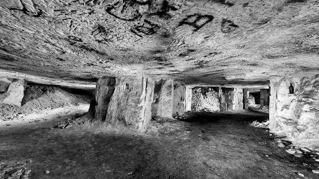 An underground cavern