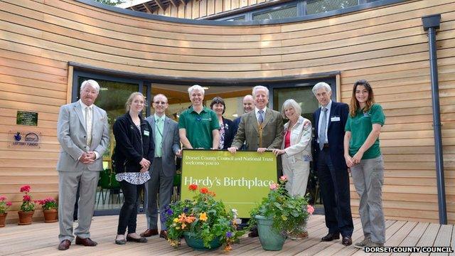 The new visitor centre at Hardy's birthplace near Dorchester