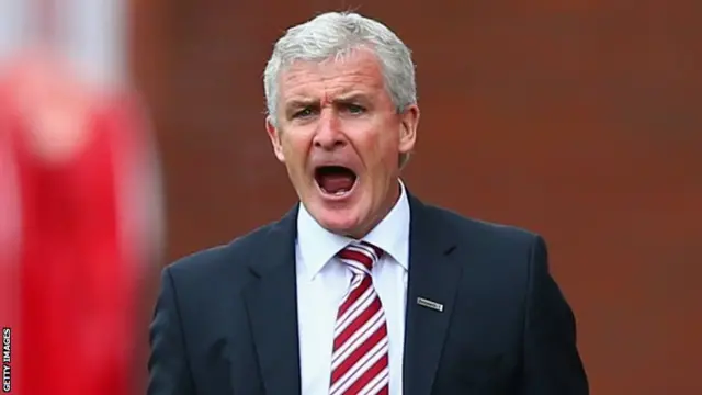 Stoke City manager Mark Hughes