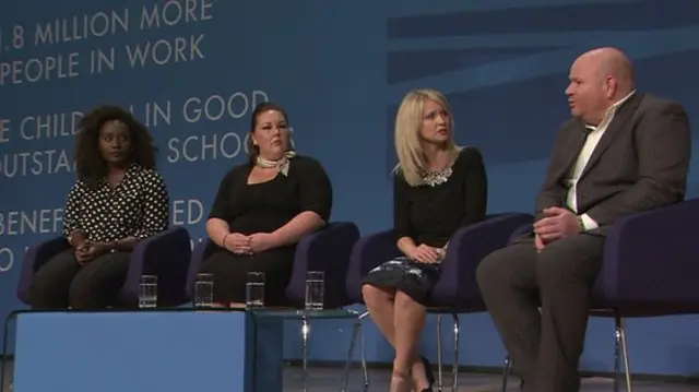 Panel discussion with Employment Minister Esther McVey