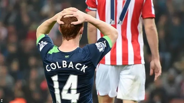 Newcastle United's Jack Colback after his four-yard miss