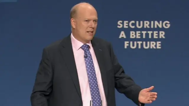 Justice Secretary Chris Grayling