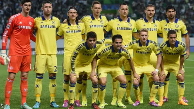 Chelsea line up against Sporting Lisbon