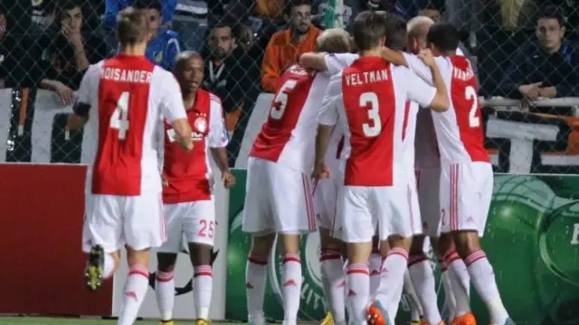 Ajax celebrate