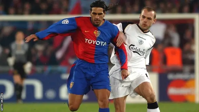 Basel v Liverpool in November 2002