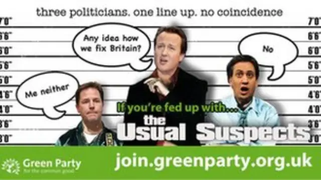 The Green Party slogan