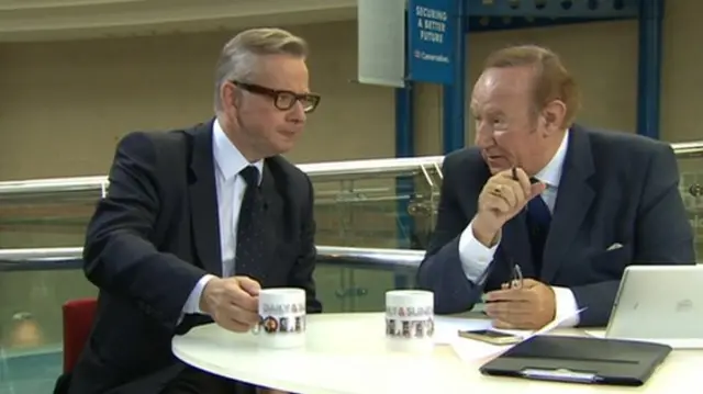 Andrew Neil and Michael Gove