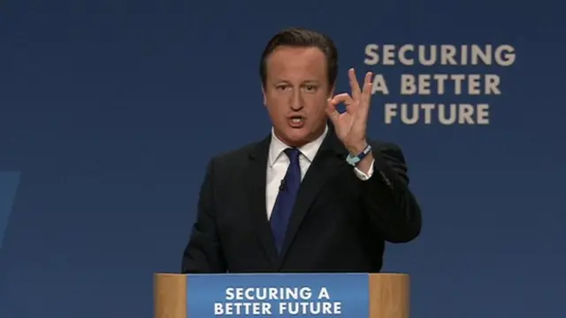 David Cameron on taxes