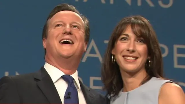 David Cameron and Samantha Cameron