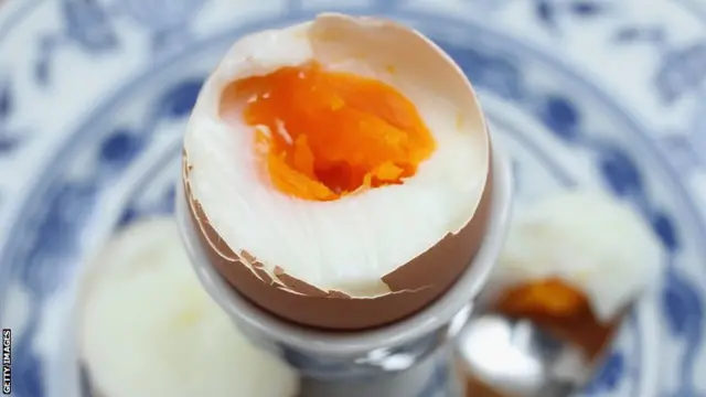 A boiled egg