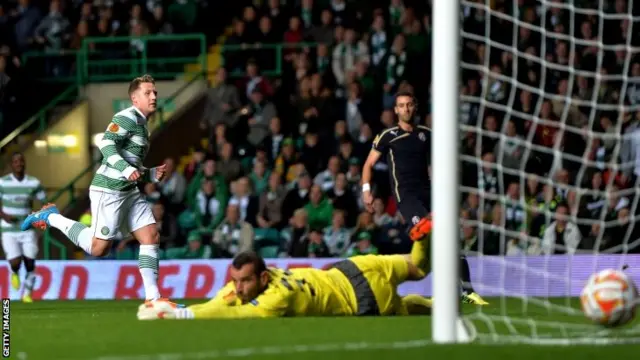 Kris Commons scores for Celtic