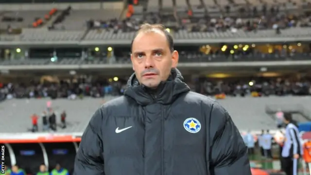 Asteras head coach Staikos Vergetis