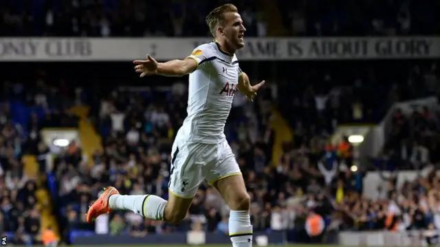 Harry Kane celebrates