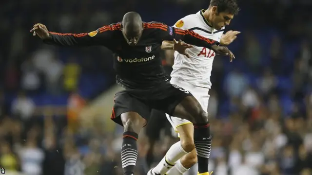 Federico Fazio and Demba Ba