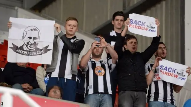 Newcastle fans