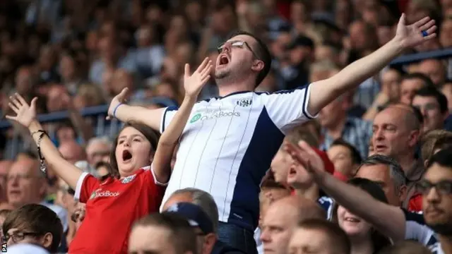 West Brom fans