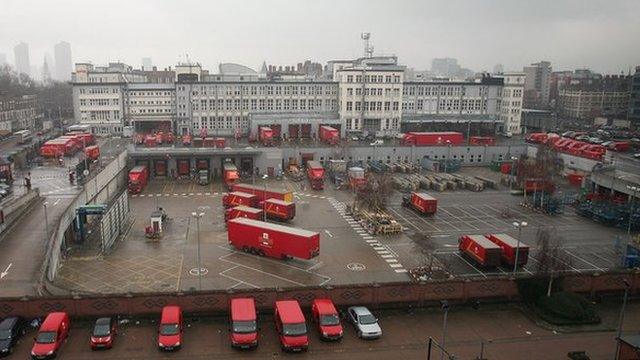 Royal Mail's Mount Pleasant depot