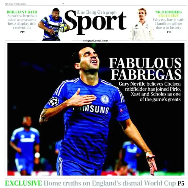 Daily Telegraph sports supplement