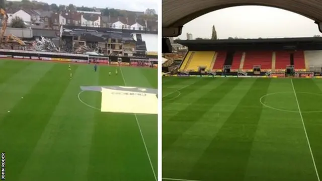 Vicarage Road - the home of Watford