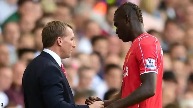 Brendan Rodgers and Mario Balotelli