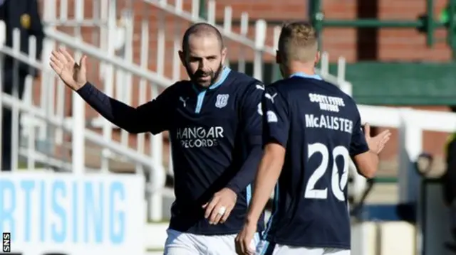 Dundee scorer Gary Harkins