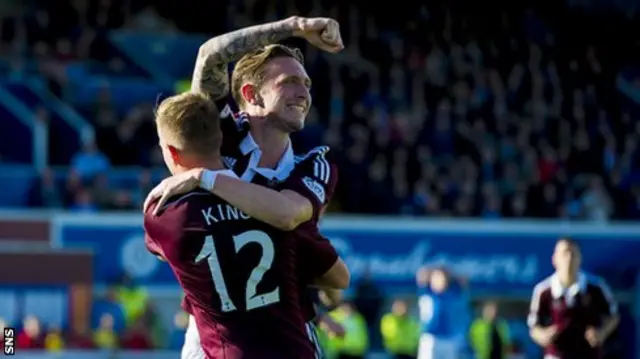 Hearts pair Jordan McGhee and Billy King