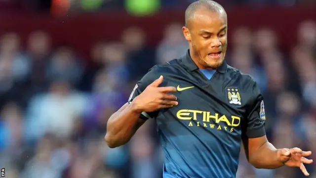 Manchester City captain Vincent Kompany