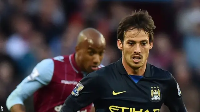 Manchester City playmaker David Silva