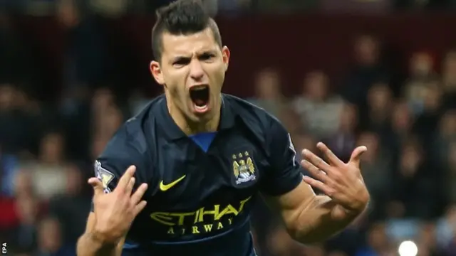 Manchester City striker Sergio Aguero