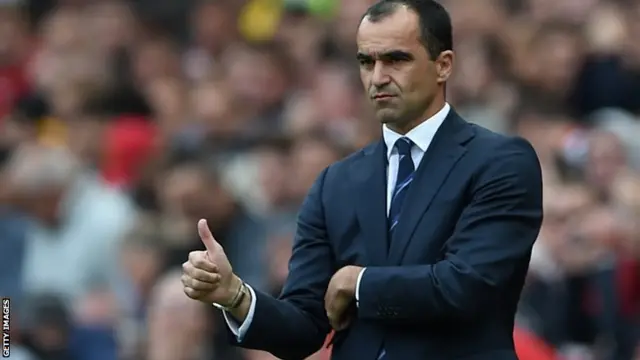 Everton manager Roberto Martinez