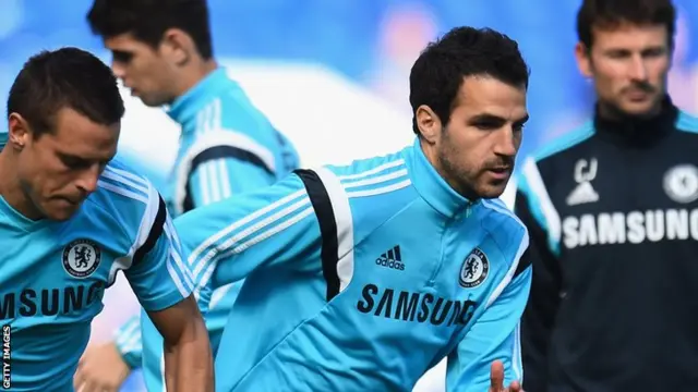 Chelsea midfielder Cesc Fabregas