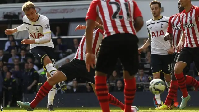 Christian Eriksen scores for Spurs