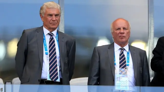 Sir Trevor Brooking (left)