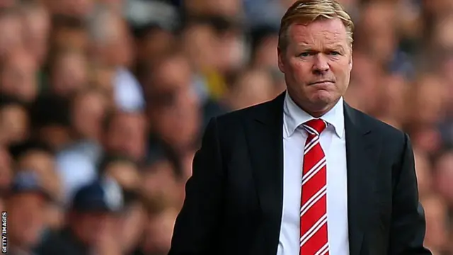 Southampton manager Ronald Koeman