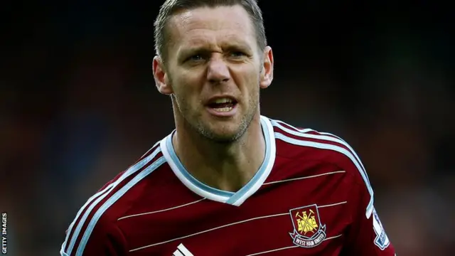 West Ham midfielder Kevin Nolan