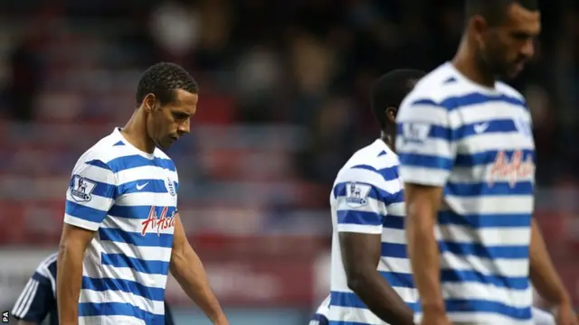 QPR defender Rio Ferdinand