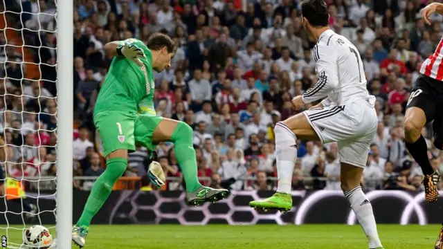 Cristiano Ronaldo scores for Real Madrid