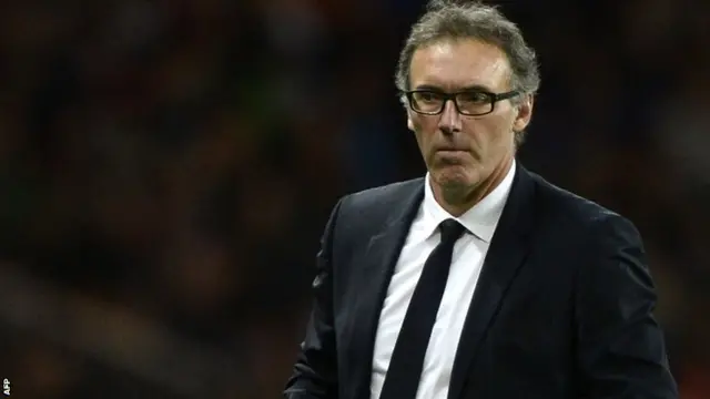 PSG manager Laurent Blanc