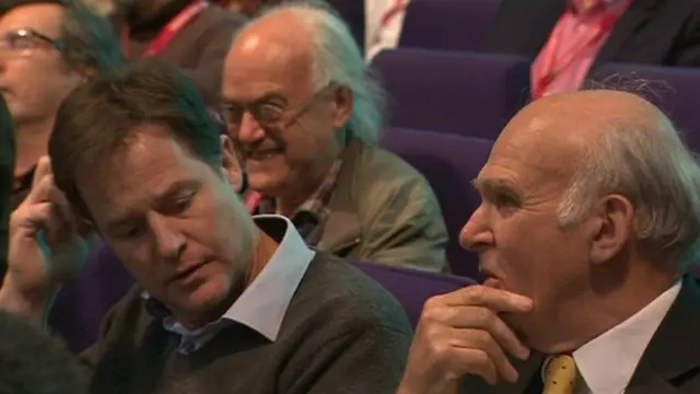 Nick Clegg and Vince Cable