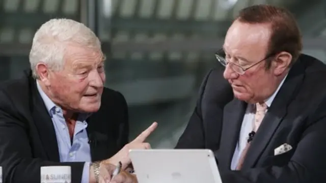 Lord Ashdown during an interview with Andrew Neil on the Daily Politics