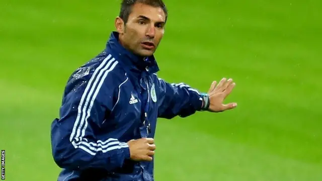 San Marino's manager Pierangelo Manzaroli