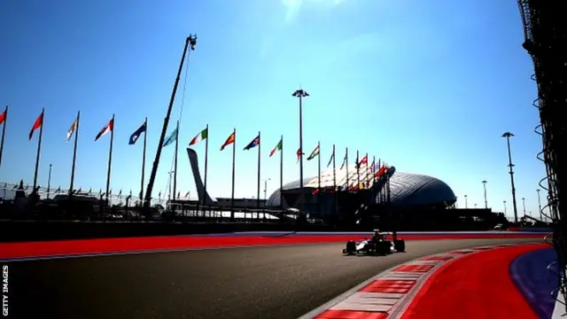 Daniel Ricciardo's Red Bull at Sochi