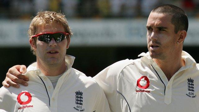 Kevin Pietersen and Matthew Hoggard