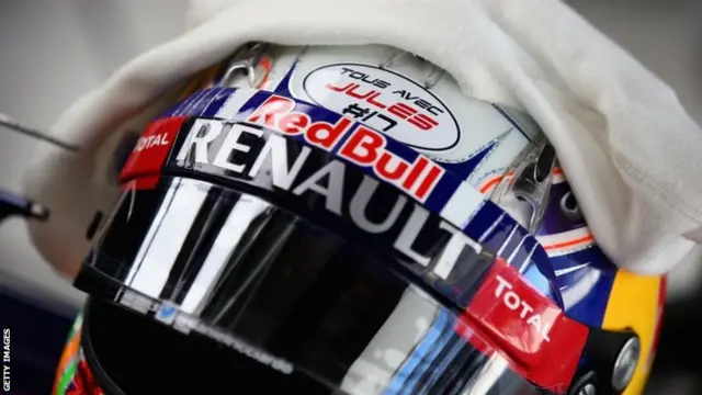 Daniel Ricciardo's helmet