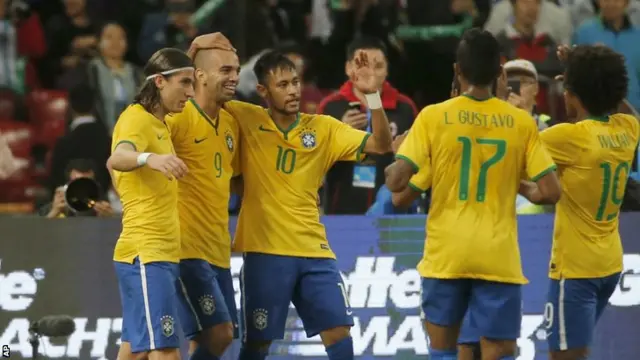 Brazil celebrate