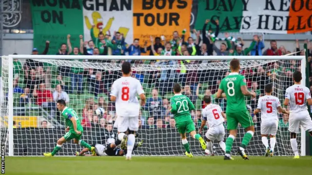 Robbie Keane opens the scoring