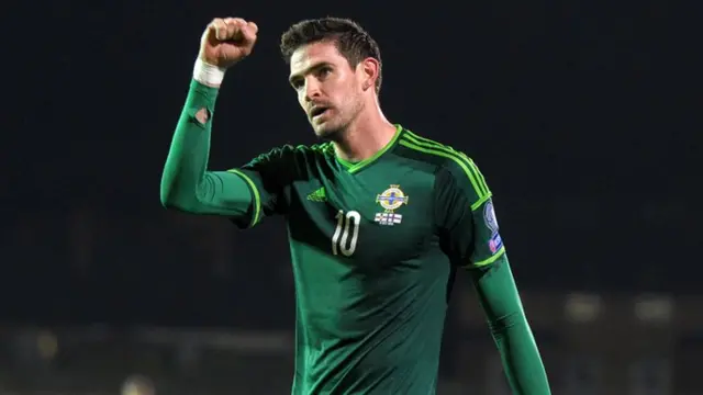 Kyle Lafferty celebrates